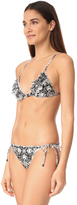 Thumbnail for your product : Zimmermann Divinity Ruffle Triangle Bikini Set