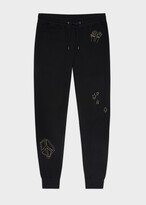 Thumbnail for your product : Paul Smith Men's Black 'Dreamscape' Cotton Sweatpants