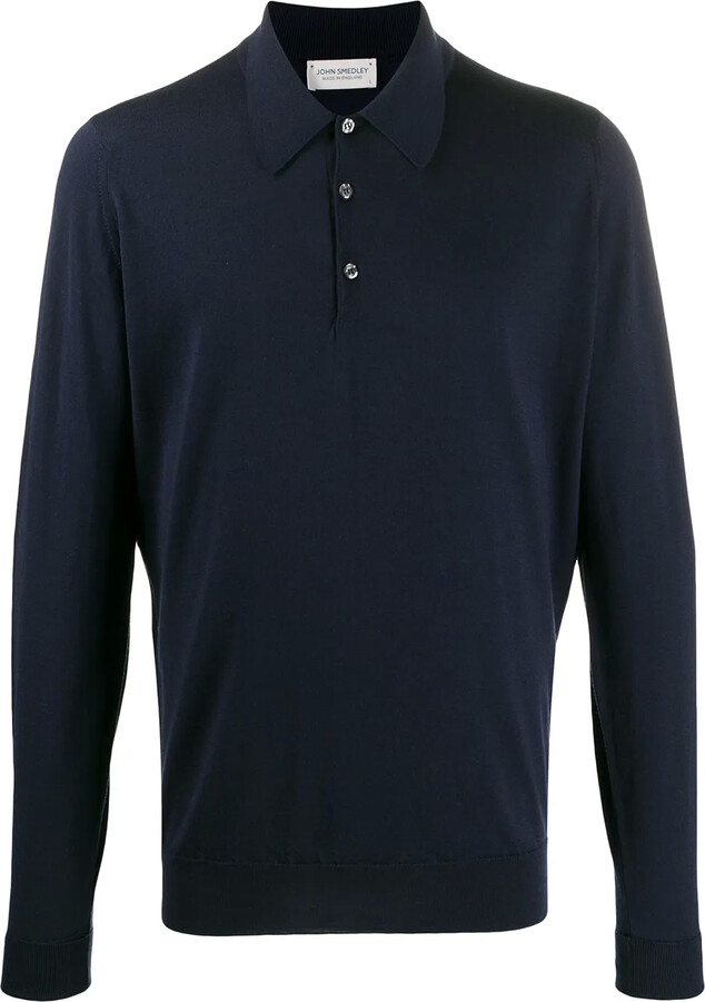 John Smedley Roper Skipper Cotton Polo Sweater - ShopStyle