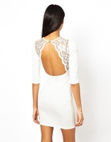 Thumbnail for your product : TFNC Bodycon Dress With Lace Panels
