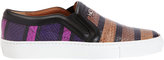 Thumbnail for your product : Givenchy Striped Snakeskin Slip-On Sneaker