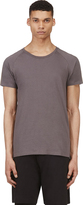 Thumbnail for your product : Robert Geller Seconds Grey & Khaki Colorblocked T-Shirt