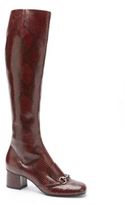 Thumbnail for your product : Gucci Lillian Python Horsebit Knee-High Boots