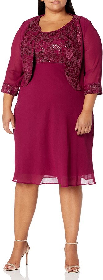 Le Bos Women's Embroidered Soutache Long Tiered Dress 