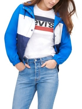 levi's retro hooded windbreaker