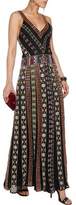 Thumbnail for your product : Alice + Olivia Ersa Embellished Silk And Lace Gown