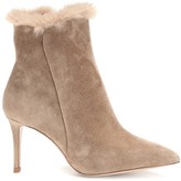 Thumbnail for your product : Gianvito Rossi Levy 85 suede ankle boots