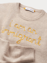 Thumbnail for your product : Diane von Furstenberg I Am An Immigrant Cashmere Crewneck
