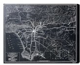 Thumbnail for your product : Oliver Gal 'LA Rapid Transit Map 1925' Wall Art