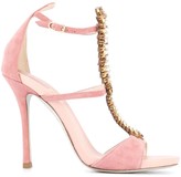 Thumbnail for your product : Rene Caovilla Embellished Strappy Sandals