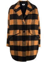 Thumbnail for your product : MM6 MAISON MARGIELA Checked Single-Breasted Coat