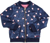 Thumbnail for your product : Little Marc Jacobs Reversible Satin Bomber Jacket