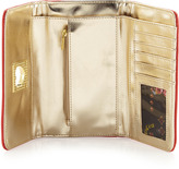 Thumbnail for your product : Betsey Johnson Be My Wonderful Pebbled Quilted Flapover Wallet, Red/Fuchsia