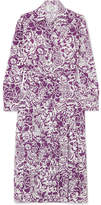 Thumbnail for your product : Evi Grintela Gilda Printed Silk Crepe De Chine Dress - Purple