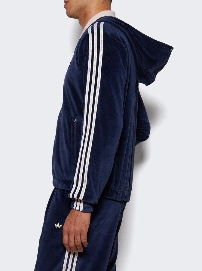 adidas X Wales Bonner Velour Track Jacket Collegiate Navy
