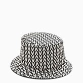 Thumbnail for your product : Valentino Garavani Optical V bucket hat black/white