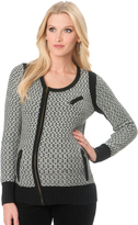 Thumbnail for your product : A Pea in the Pod Zip Front Wool Maternity Jacket