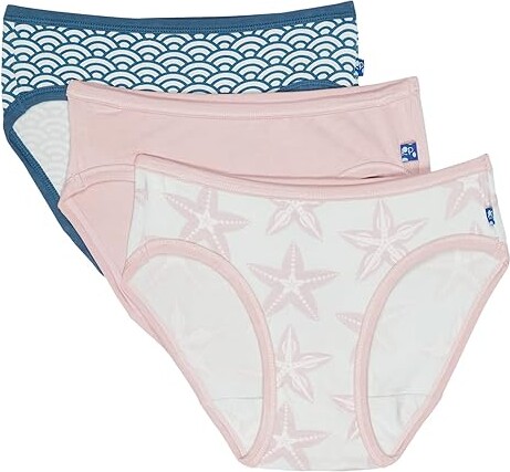 Kickee Pants Kids Print Underwear Set - 3-Pack (Big Kids) (Fresh