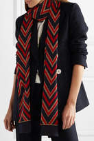 Thumbnail for your product : Gucci Metallic Wool-blend Jacquard Scarf