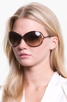 Thumbnail for your product : Tom Ford 'Miranda' 68mm Open Temple Metal Sunglasses