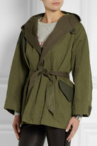 Thumbnail for your product : Etoile Isabel Marant Ellison oversized cotton and linen-blend coat