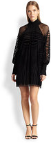 Thumbnail for your product : Jean Paul Gaultier Silk Optical Devore Tunic Dress