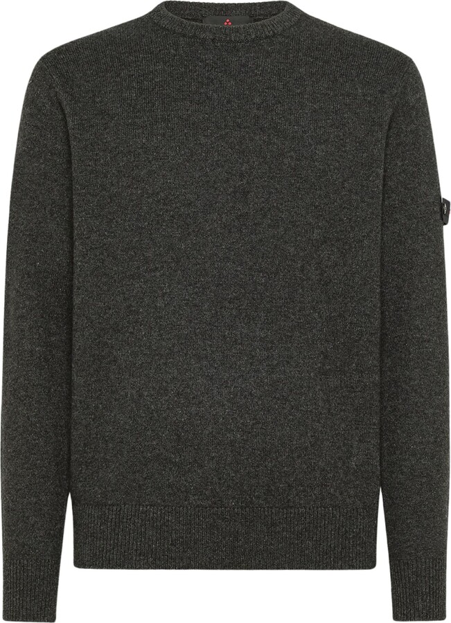 Peuterey Long-sleeved Crewneck Sweater With Logo