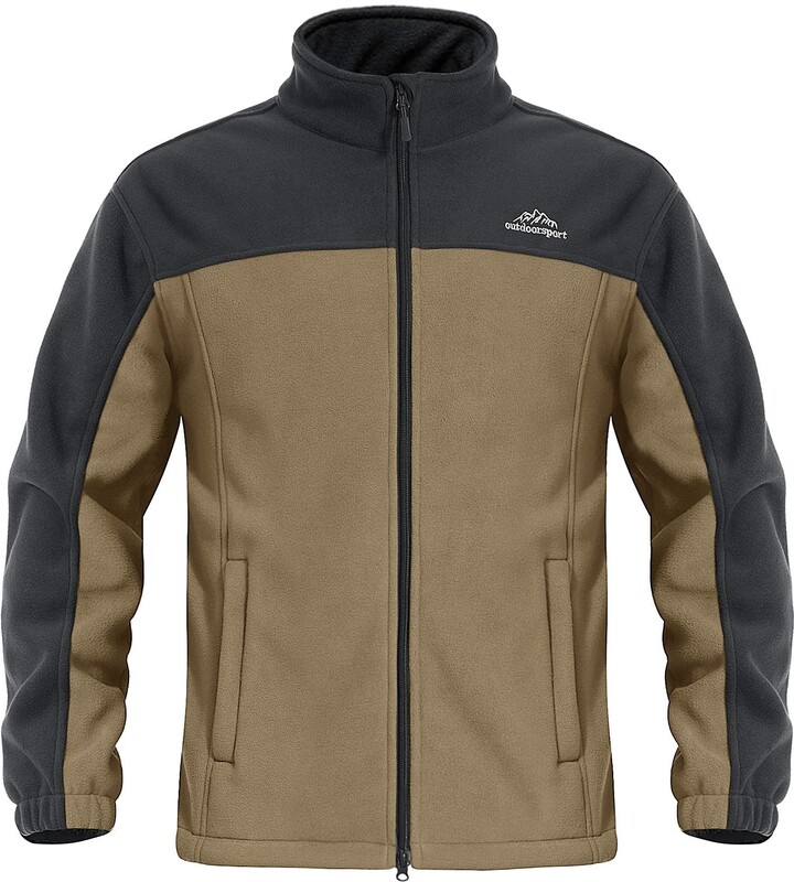 EKLENTSON Men's Winter Camping Jacket Standup Collar Gym Jackets