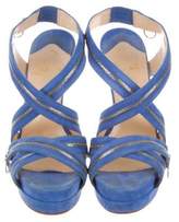 Thumbnail for your product : Christian Louboutin Zip-Accented Platform Sandals