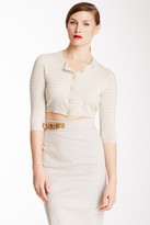 Thumbnail for your product : RED Valentino Front Button Cashmere Blend Cropped Cardigan