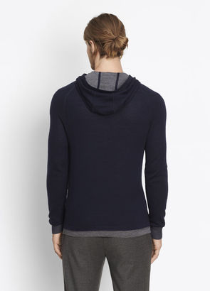 Vince Double Layer Hoodie