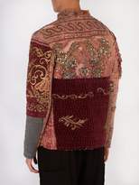 Thumbnail for your product : By Walid Ecclesiastical 18th-century Silk-panel Jacket - Mens - Multi