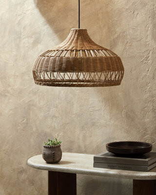 Beachcrest Home Borum 1 - Light Dome Pendant