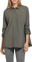 Thumbnail for your product : Lysse Camper Womens Microfiber Button Front Blouse