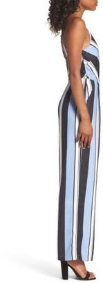 Adelyn Rae Women's Stripe Crepe Jumpsuit