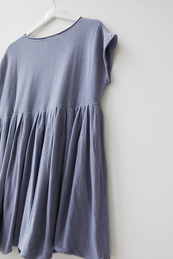 uo gabby ruffle babydoll midi dress