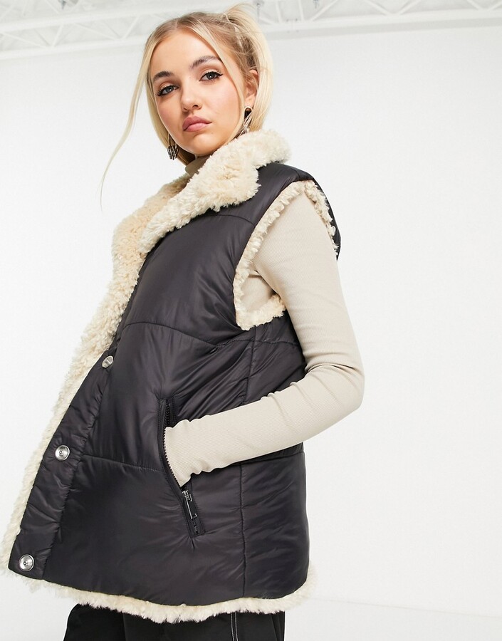 topshop lorrcan puffer jacket