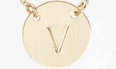 Thumbnail for your product : Nashelle 14k-Gold Fill Anchored Initial Disc Necklace