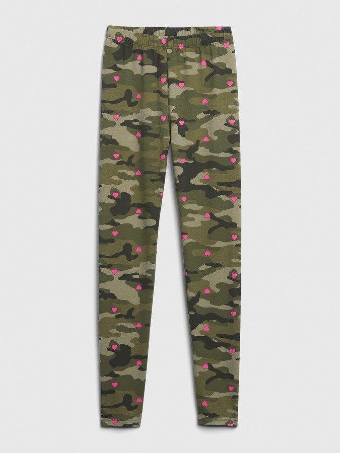 kids pink camo pants