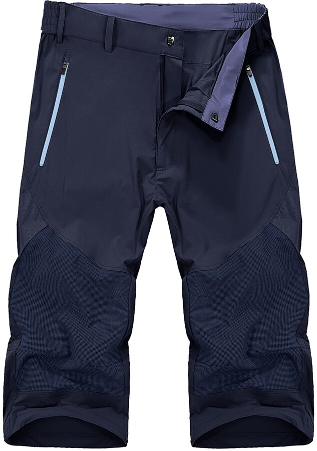 TACVASEN Mens Cargo Shorts Work Slim Fit Shorts Summer 3/4 Joggers