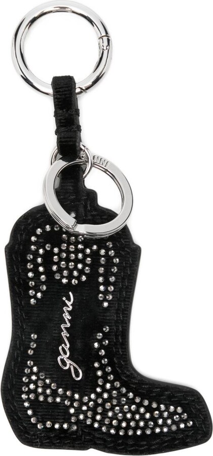 Ganni Western Boot Keyring