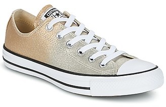 gold converse low tops