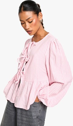 boohoo smock top