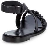 Thumbnail for your product : Valentino Garavani Floral Applique Leather Sandals
