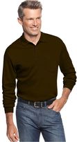 Thumbnail for your product : John Ashford Big and Tall Solid Long-Sleeve Polo