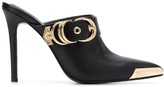 Thumbnail for your product : Versace Buckle-Embellished Mules