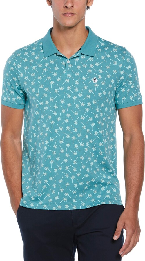 Cotton Jersey Palm Polo Short Sleeve
