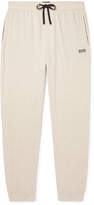 Thumbnail for your product : HUGO BOSS Slim-Fit Tapered Melange Stretch-Cotton Jersey Sweatpants