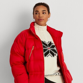Lauren Woman Ralph Lauren Satin Down Jacket - ShopStyle Plus Size Outerwear
