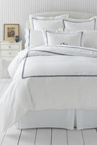 Thumbnail for your product : Lands' End 400-count Five Star Hotel Embroidered Rope Duvet Cover